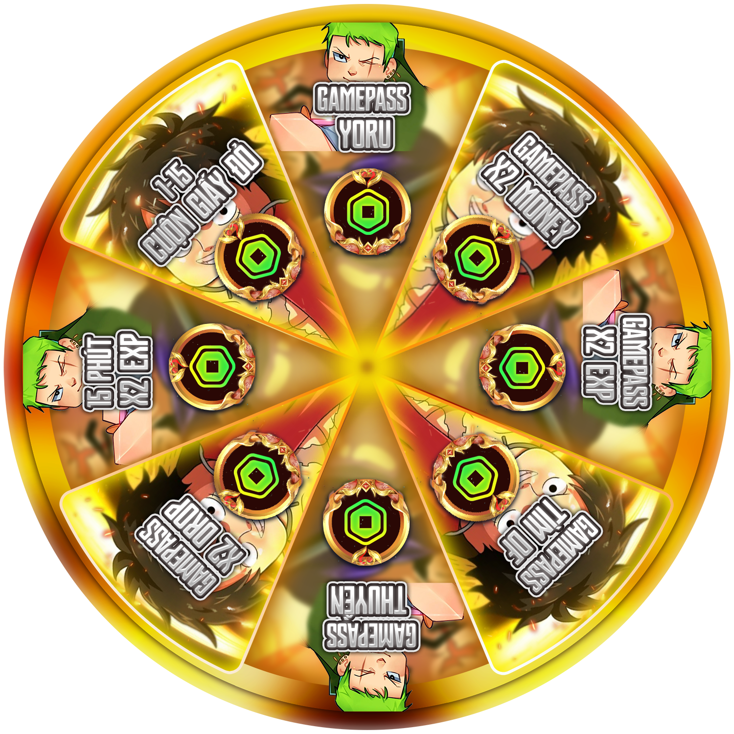 VÒNG QUAY GAMEPASS BLOX FRUIT